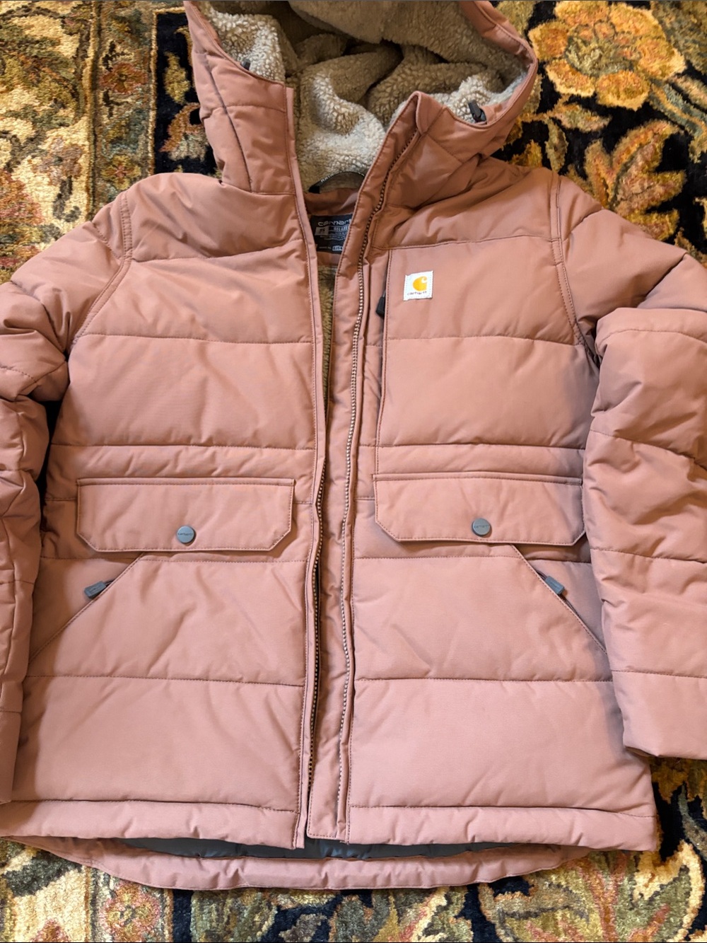 Carhartt Rain Defender womens hooded Puffer Jacket